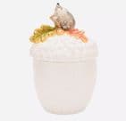 Country Living Hedgehog Storage Jar | Autumn White Ceramic Jar
