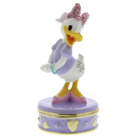 Daisy Duck Collectable Figurine Disney Trinket Box Gift