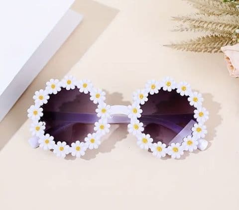 Daisy Flower Plastic Sunglasses for Children