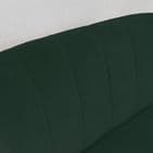 Dark Green Velvet 2-seater Sofa Occasional Lounge or Bedroom settee