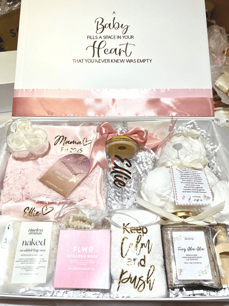 Deluxe Personalised Baby Shower Gift Box For Mum To Be Custom