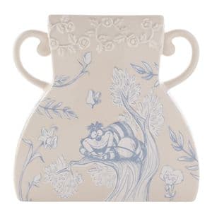 Disney Alice In Wonderland Cream Vase Featuring Cheshire Cat