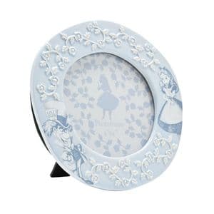 Disney Alice In Wonderland Round Ceramic Photo Frame Blue