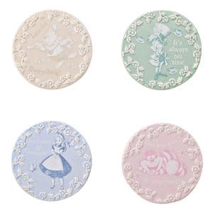 Disney Alice In Wonderland Set Of 4 Coasters