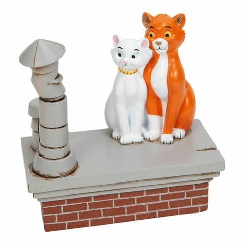 Disney Aristocats Duchess and Thomas 0 Malley Official Licensed Figurine Ornament