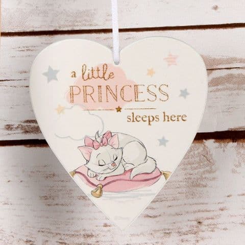 Disney Aristocats Marie Hanging Door Plaque - Little Princess Sleeps Here