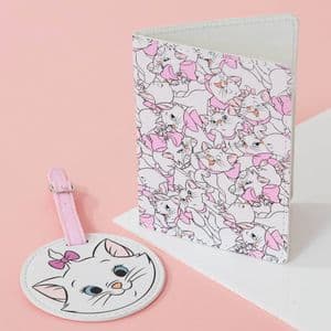 Disney Aristocats Marie Pink Passport Holder and Luggage Tag Gift