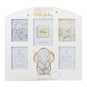 Disney Baby Dumbo Multi Aperture Photo Frame Gift For Nursery, New Baby and Christenings