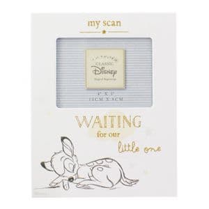 Disney Baby Scan Photo Frame - Bambi 'Waiting For Our Little One' Scan Picture Frame