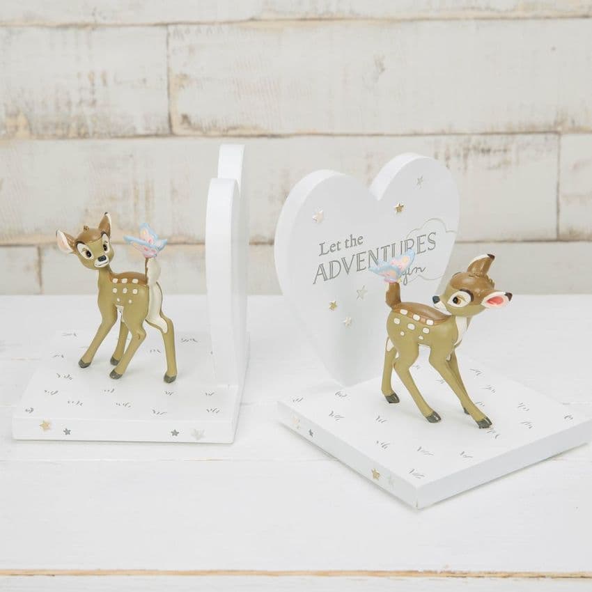 Disney Bambi Bookends Nursery Decor Baby Gift