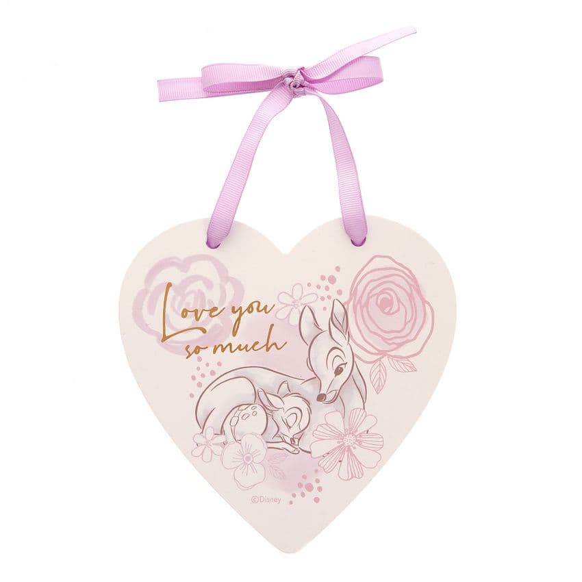 Disney Bambi 'Love You So Much' Hanging plaque sign gift