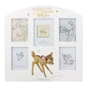 Disney Bambi New Baby Photo Frame Gift 'Welcome To The World' Collage Multi Aperture Picture Frame