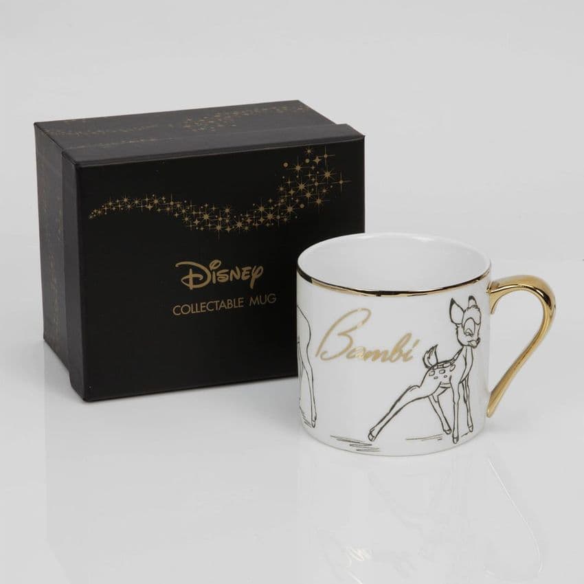 Disney Classic Bambi Bone China Collectable Mug in Gift Box. Perfect gift idea for Disney lovers.