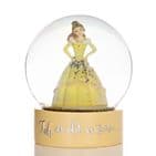 Disney Belle Beauty and The Beast Snow Globe Ornament Gift