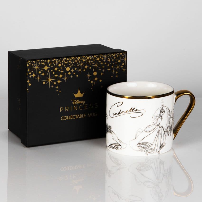 Disney Classic Cinderella Bone China Collectable Mug in Gift Box
