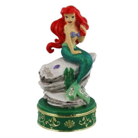 Disney Collectable Trinket Boxes - The Little Mermaid 'Ariel' - Gift Cake Topper and Keepsake