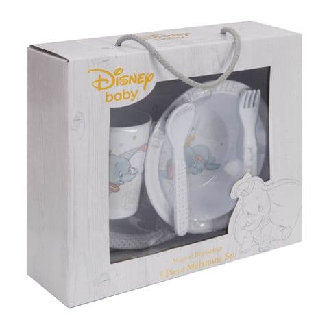 Disney Dumbo Baby and Toddler 5 piece Crockery Set Gift