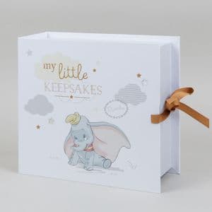 Disney Dumbo Baby's Keepsake Box - Magical Beginnings Dumbo Keepsake Box Gift