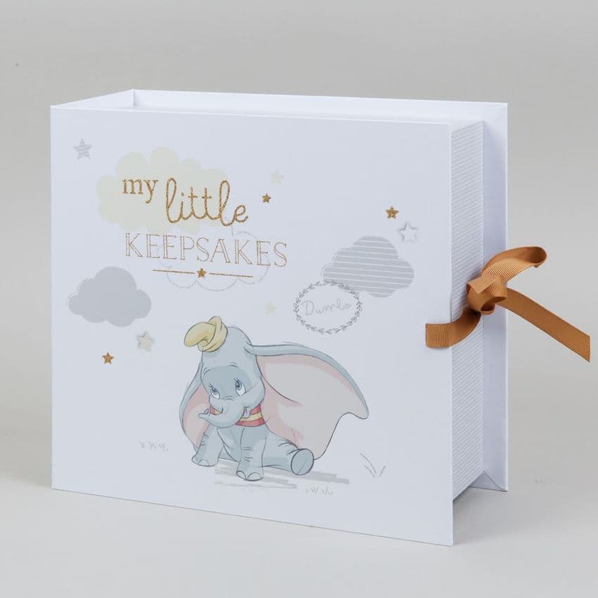 Disney Dumbo Baby's Keepsake Box gift for baby showers, christenings and new baby arrival
