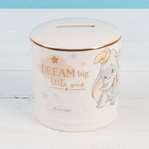 Disney Dumbo Ceramic Money Box Baby Gift Keepsake