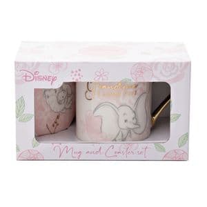 Disney Dumbo Mug and Coaster Gift Set - Grandma I Love You