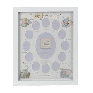 Disney Dumbo My First Year Multi Aperture Photo Frame Gift For Baby