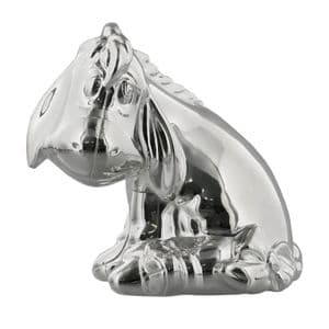 Disney Eeyore From Winnie The Pooh Silver Plated Money Box Gift For Baby and Christenings