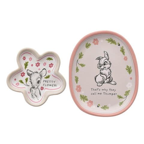 Disney Forest Friends Bambi and Thumper Trinket Dish Set