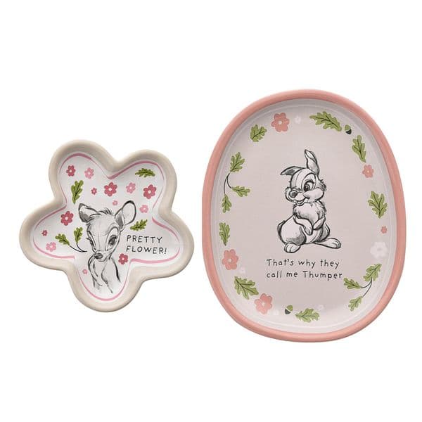 Disney Forest Friends Bambi and Thumper Trinket Dish Set