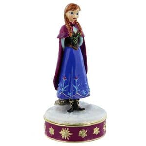 Disney Frozen Official Licensed "Anna" Trinket Box Ornament and Cake Topper
