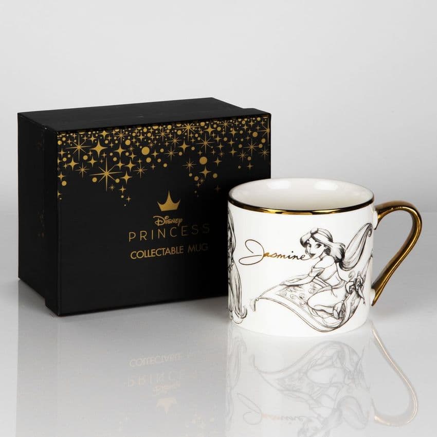 Disney Jasmine from Aladdin Fine Bone China Collectable Mug in Gift Box. Perfect gift idea for Disney lovers.