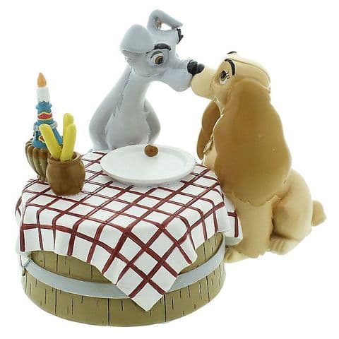 Disney Lady and The Tramp Magical Moments Collectable Ornament Keepsake 'Love'