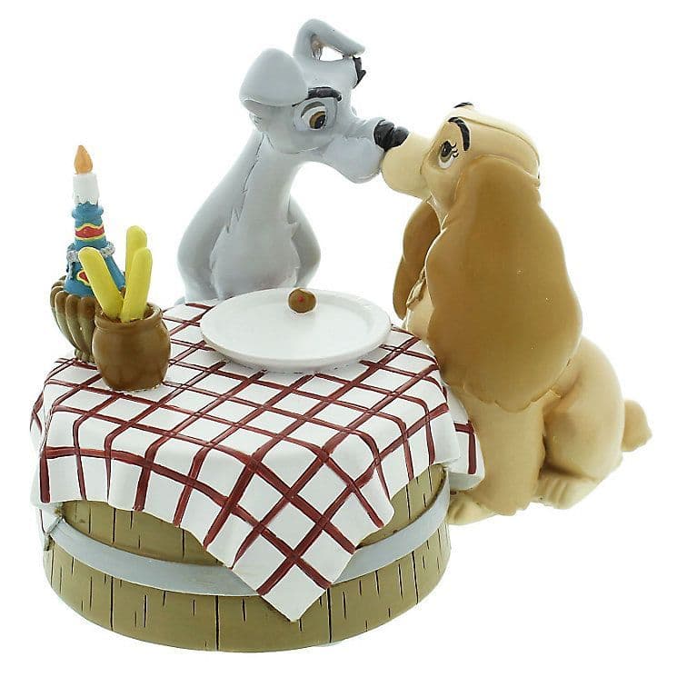 Disney Lady and The Tramp Magical Moments Collectable Ornament Keepsake 'Love'