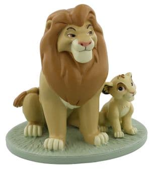Disney Lion King Mufasa and Simba Collectable Figurine Ornament Magical Moments Gift
