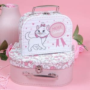 Disney Marie Pink Storage Vanity Cases Aristocats Little Girls Gift Bedroom Accessory