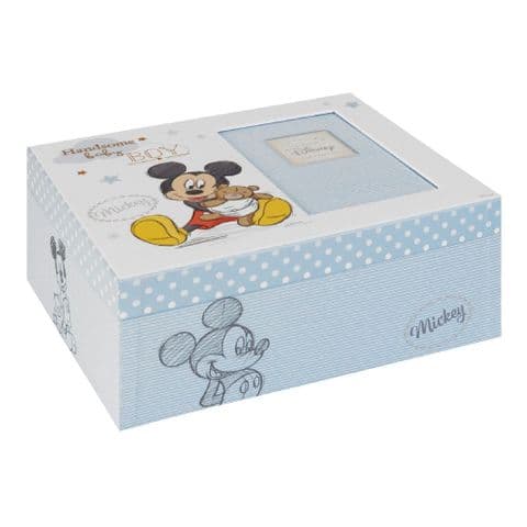 Disney Mickey Mouse Baby Keepsake Storage Photo Box Gift