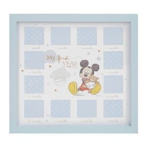 Disney Mickey Mouse 'My First Year' Photo Frame Gift For Baby Boy