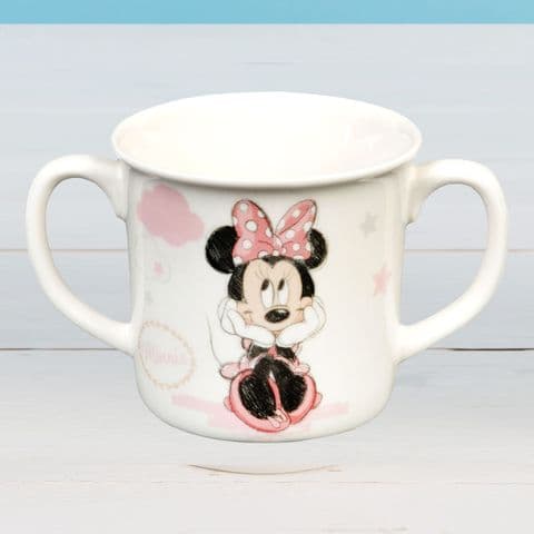 Disney Minnie Mouse Baby Girl Twin Handle Cup Gift