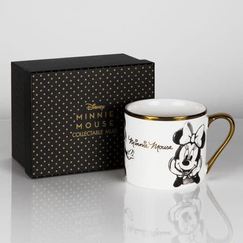 Disney Minnie Mouse Bone China Collectable Mug in Gift Box - MINNIE MOUSE