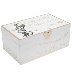 Disney Minnie Mouse Classic Wooden Reusable Christmas Eve Box