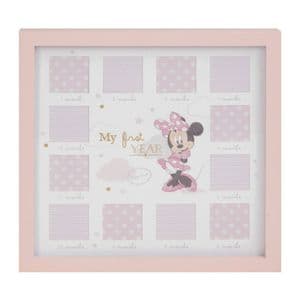 Disney Minnie Mouse 'My First Year' Photo Frame Gift For Baby Girl