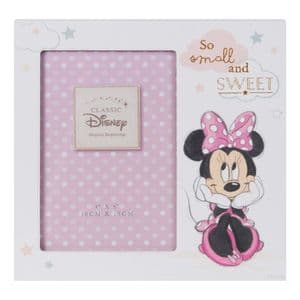 Disney Minnie Mouse Photo Frame Gift for new baby girl