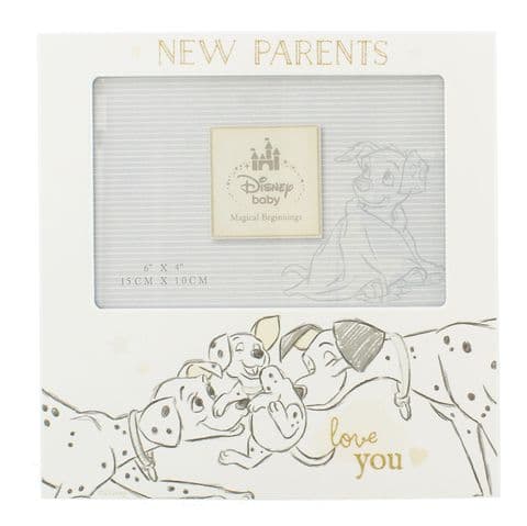 Disney New Parents Photo Frame Gift - 101 Dalmations New Parents Family Photo Frame Gift