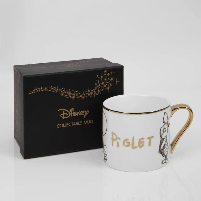 Disney Classic Piglet Bone China Collectable Mug in Gift Box. Wonderful gift for Disney lovers of all ages.