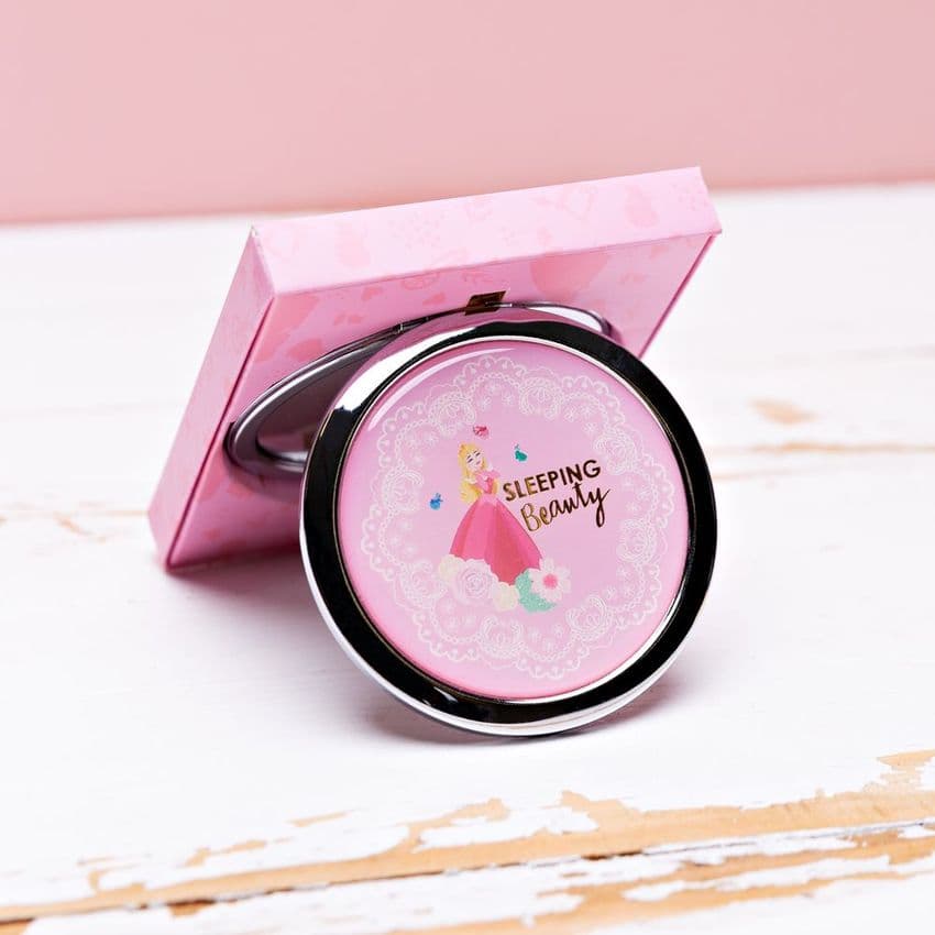 Disney Princess Aurora Sleeping Beauty Compact Mirror Gift - Ladies compact mirror gift Disney Sleeping Beauty gift