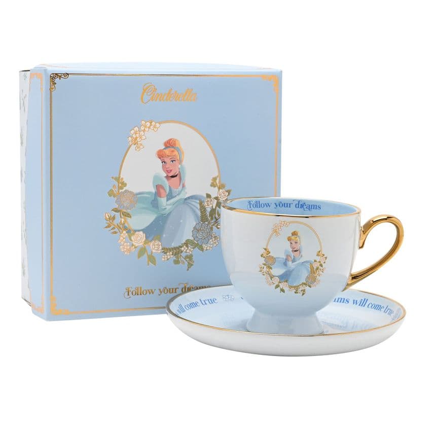 Disney Cinderella Teacup & Saucer Gift Set