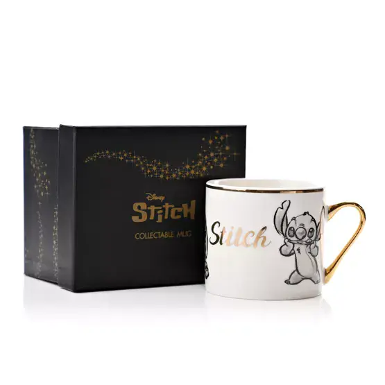 Disney  Classic Stitch from Lilo and stitch movie Bone China Collectable Mug in Gift Box