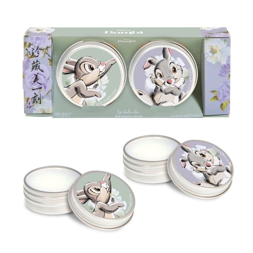 Disney Thumper Lip Balm Duo Set Beauty Gift - Gift for her, Mothers Day, Birthday and Christmas