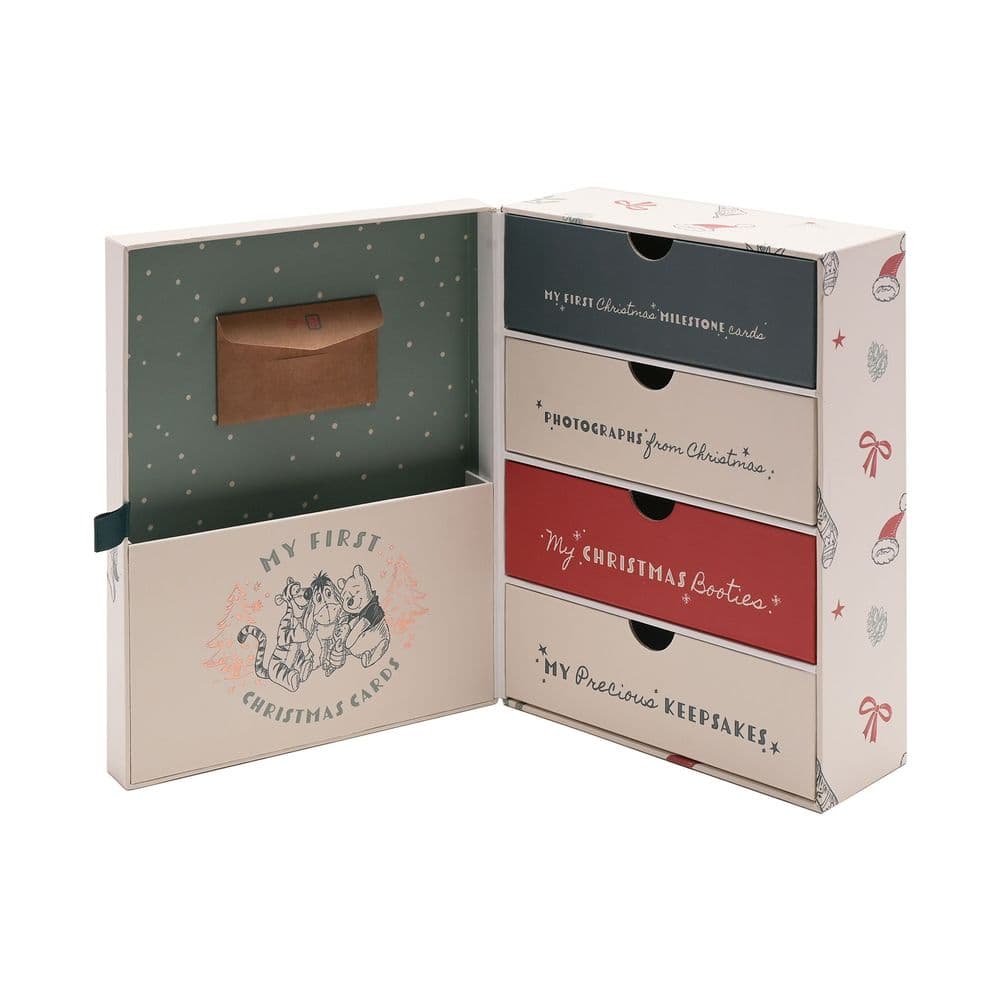 Disney Winnie The Pooh Baby's First Christmas Memory Storage Box Gift
