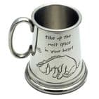 Disney Winnie The Pooh English Pewter Mini Tankard Christening Baby Keepsake Gift
